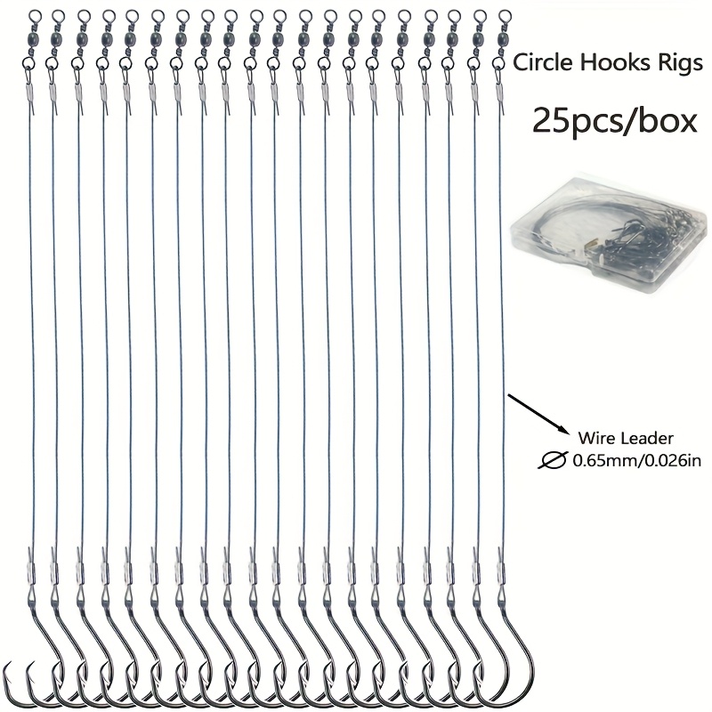 25pcs Heavy Duty Circle Hooks  - Fishing Hook Circle review and price